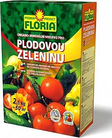 FLORIA Organo-minerální hnojivo na plodovu zeleninu 2,5kg