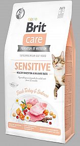 Brit Care Cat Grain Free Sterilized Sensitive Turkey & Salmon 7kg