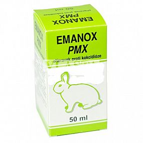 Emanox PMX 50ml proti kokcidióze