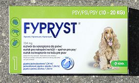 VVLP/Kapky spot-on Fypryst Dog 1.34ml do 20kg pro psy středních plemen