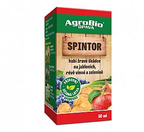 Agrobio SpinTor 50ml proti škůdcům brambor, révy, jabloní, květáku, zelí, kapusty, póru, cibule