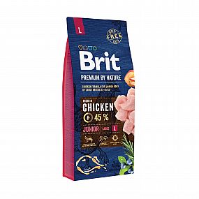 Brit Premium by Nature Junior L 15kg (25-45kg)