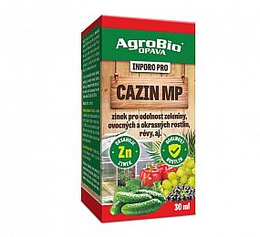 Agrobio Inporo Cazin MZ 30ml přírodní přípravek s obsahem zinku a skořice snižuje výskyt svilušky, molice, třásněnek, padlí, skvrnitost a houbových chorob