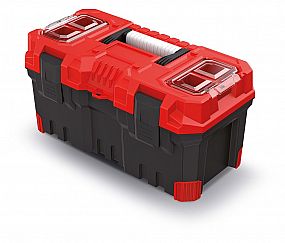 Kufr Titan Plus červený 55,4cm s držadlem