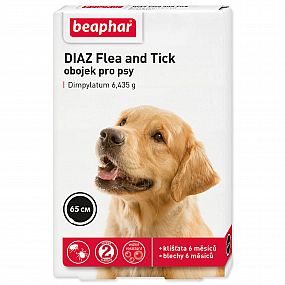 VVLP/Obojek antiparazitní Beaphar Diaz Flea 65 cm pro psy na 6 měsíců