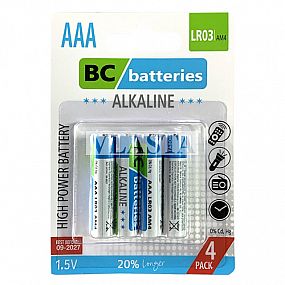BC Baterie alkalická 20ks mikro