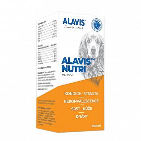 Alavis Nutri 200ml 100% přírodní lososový olej obohacený o minerály a vitaminy
