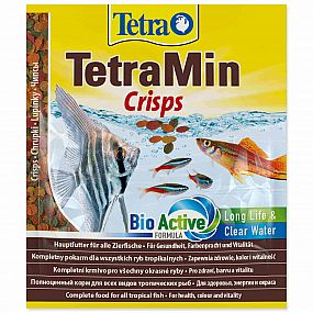 Tetra Min Crisps 12 g sáček krmivo s bioaktivní formulí pro všechny druhy okrasných ryb