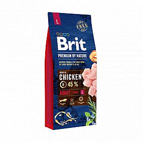 Brit Premium by Nature Adult L 15kg (25-45kg)