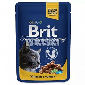 Kapsa Brit Premium Cat 100g with Chicken & Turkey
