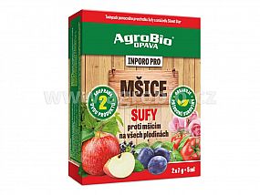 Agrobio Inporo Pro Sufy 2x7g + 5ml sada proti mšicím na přírodní bázi pro všechny druhy rostlin
