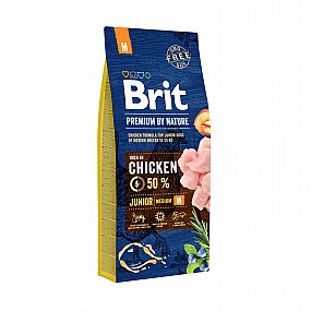 Brit Premium by Nature Junior M 15kg (10-25kg)