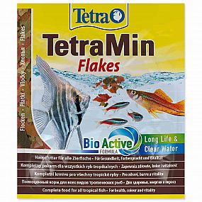 Tetra Min 12 g sáček vločkové krmivo pro všechny druhy okrasných rybek