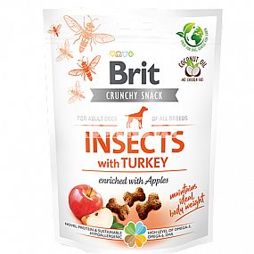 Brit Care Dog Crunchy Cracker Insect With Turkey And Apples 200g