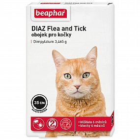 VVLP/Obojek antiparazitní Beaphar Diaz Flea 35 cm kočka na 6 měsíců