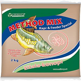 Mikrop Method mix 2kg žížala-konopí krmítková směs